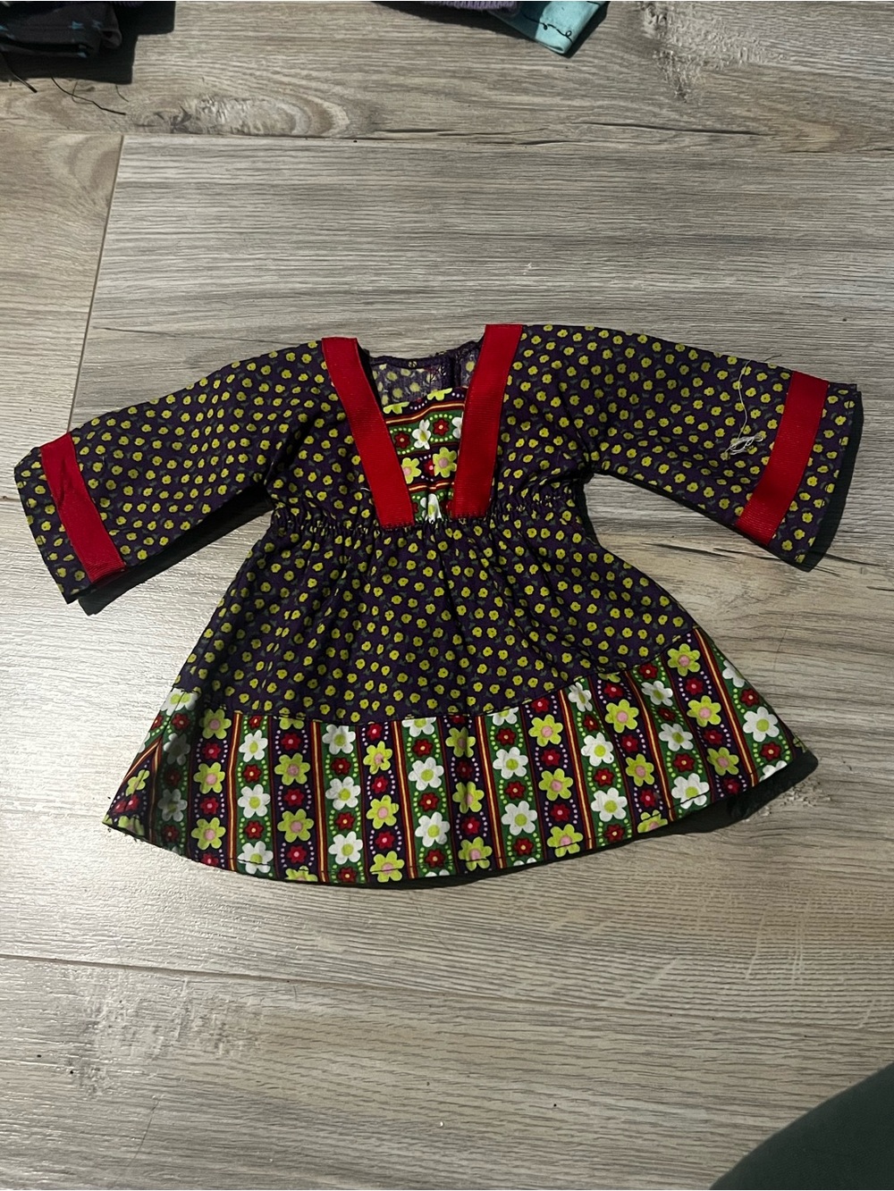 American girl doll Julie calico dress